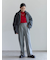 ヘリンボーンストレートパンツ