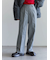 ヘリンボーンストレートパンツ