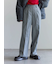 ヘリンボーンストレートパンツ