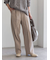ヘリンボーンストレートパンツ