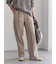 ヘリンボーンストレートパンツ