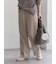 ヘリンボーンストレートパンツ
