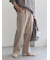 ヘリンボーンストレートパンツ