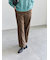 ヘリンボーンストレートパンツ