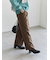 ヘリンボーンストレートパンツ