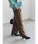 ヘリンボーンストレートパンツ