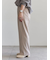 ヘリンボーンストレートパンツ