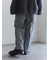 ヘリンボーンストレートパンツ