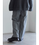 ヘリンボーンストレートパンツ