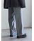ヘリンボーンストレートパンツ