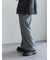 ヘリンボーンストレートパンツ