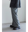 ヘリンボーンストレートパンツ