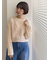 ふくれジャカードクルーネックプルオーバー
