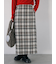 チェック柄スカート