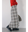 チェック柄スカート