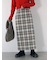 チェック柄スカート