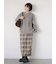 チェック柄スカート