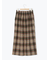 チェック柄スカート