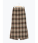 チェック柄スカート