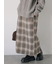 チェック柄スカート