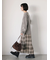 チェック柄スカート