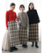 チェック柄スカート