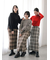 チェック柄スカート