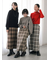 チェック柄スカート