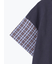サッカーチェック切替Tシャツ(セットアップ可)