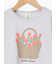 【吸水速乾】花かごプリントTシャツ
