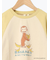 【おさるのジョージ】ラグラン配色7分袖Tシャツ