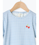 ◎チェリー刺繍ギンガムチェックTシャツ