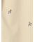 小花刺繍カットツイルパンツ