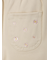 お花刺繍ポケットパンツ