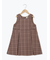 チェック柄ジャンバースカート