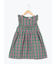 ヨークフリルチェックジャンバースカート