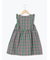 ヨークフリルチェックジャンバースカート