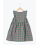 ヨークフリルチェックジャンバースカート