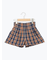 チェックショートパンツ