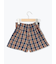 チェックショートパンツ