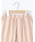 ストライプ柄コクーンパンツ