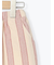 ストライプ柄コクーンパンツ