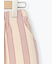 ストライプ柄コクーンパンツ