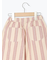ストライプ柄コクーンパンツ