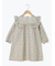 ヨークフリル花柄ワンピース