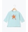 星プリント7分袖T