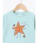 星プリント7分袖T