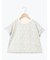 花柄袖フリルTシャツ