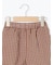 裾フリルチェック7分丈パンツ(セットアップ可)