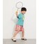 【吸水速乾】ヤシの木柄ハーフパンツ